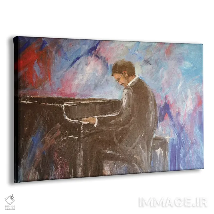 تابلو تکنوازی اثر الین استیونز - نمای پرسپکتیو محصول