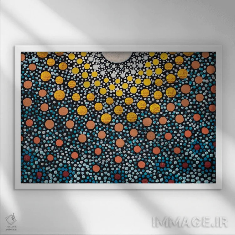 تابلو افسون اثر امی داینر - نمای قابدار سفید