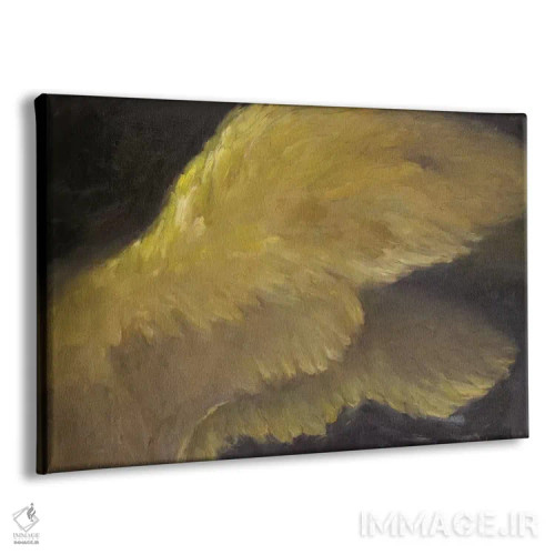 تابلو بالهای طلایی یک اثر الین استیونز - نمای پرسپکتیو محصول