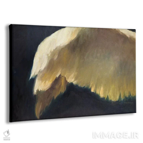 تابلو بالهای طلایی دو اثر الین استیونز - نمای پرسپکتیو محصول