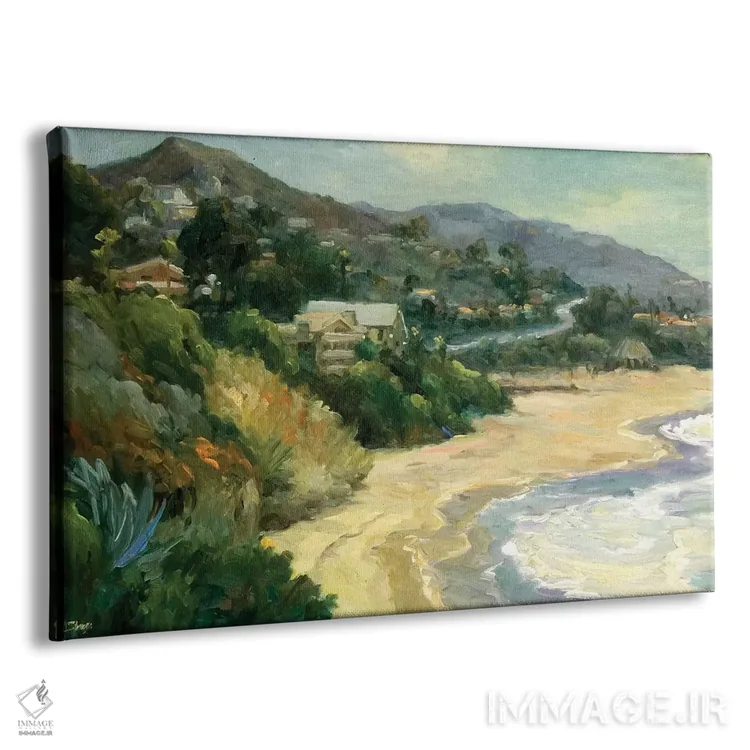 تابلو خلیج ساحلی اثر الین استیونز - نمای پرسپکتیو محصول