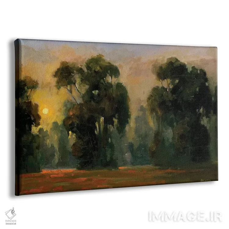 تابلو درخشش خورشید اثر الین استیونز - نمای پرسپکتیو محصول