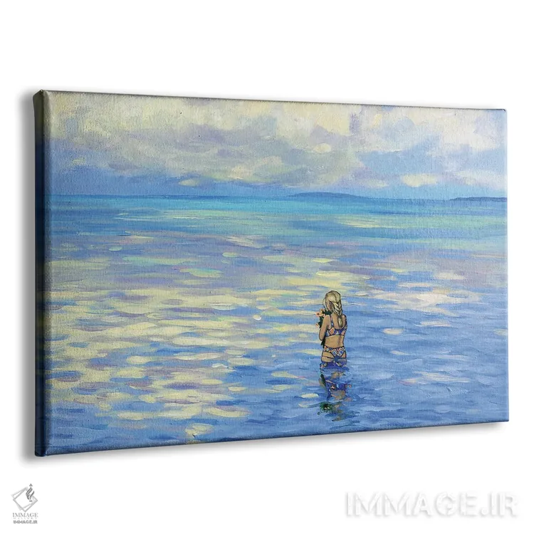 تابلو بهار لیمویی اثر اگنیشکا تورک - نمای پرسپکتیو محصول