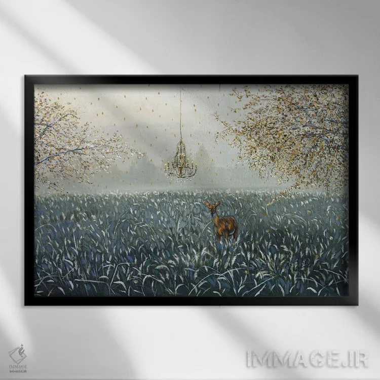 تابلو اعتماد اثر اگنیشکا تورک - نمای قابدار مشکی