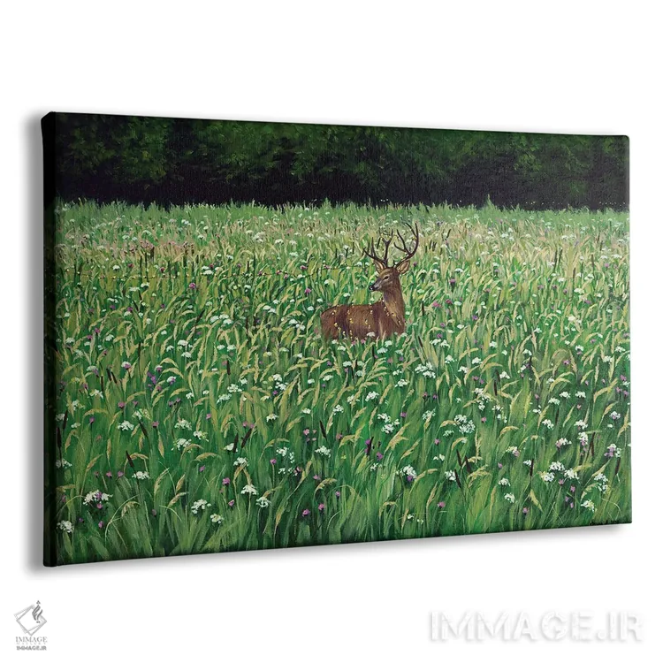 تابلو چمنزار بیسچادی (کوهستان لهستان) اثر اگنیشکا تورک - نمای پرسپکتیو محصول