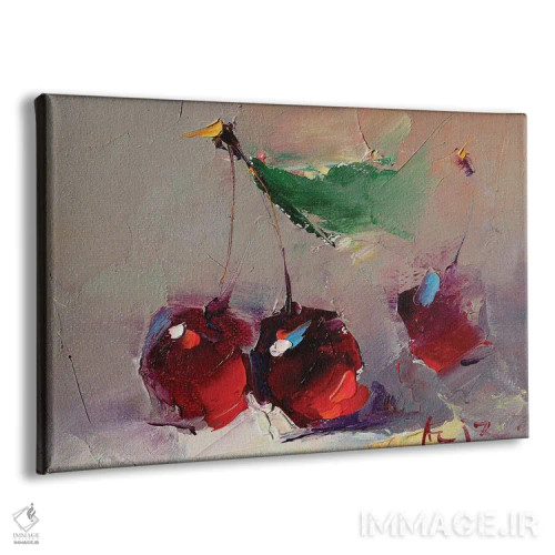 تابلو گیلاسهای شیرین اثر عزیز سلیماناف - نمای پرسپکتیو محصول