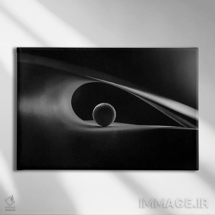 تابلو نور و سایهها اثر اولاوو آزودو - نمای روبهرو روی دیوار