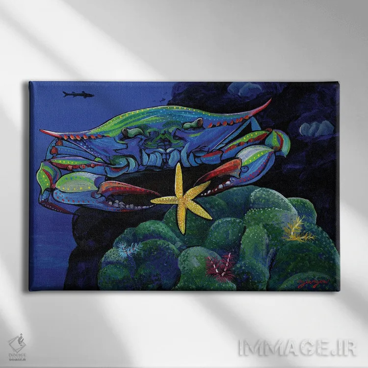 تابلو روح کریسمس اثر آماندا زیرزو - نمای روبهرو روی دیوار