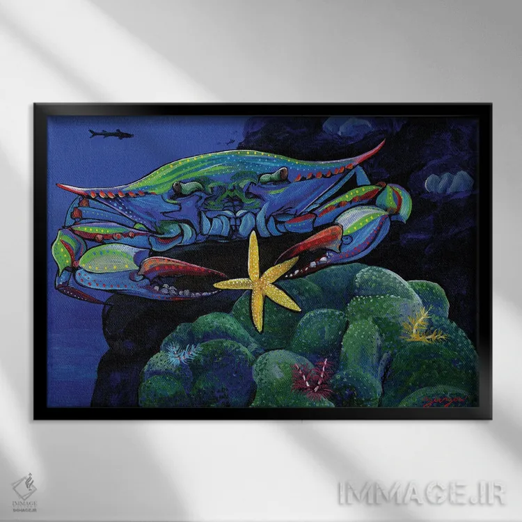 تابلو روح کریسمس اثر آماندا زیرزو - نمای قابدار مشکی