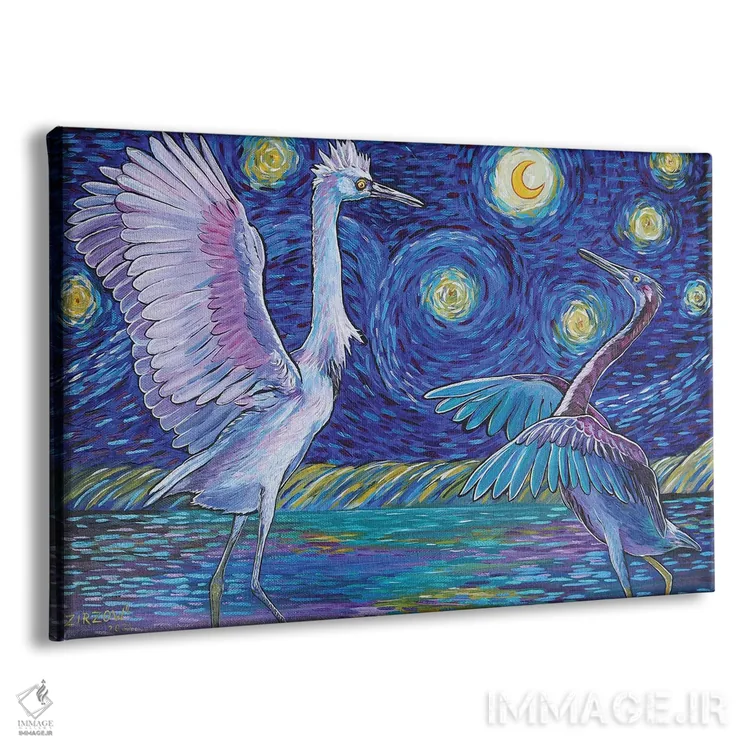 تابلو رقص با ستارگان اثر آماندا زیرزو - نمای پرسپکتیو محصول