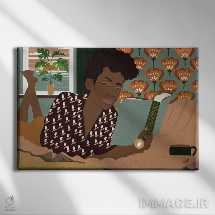 تابلو در حال تکامل اثر برندی آدامز-پیفوس - نمای روبهرو روی دیوار