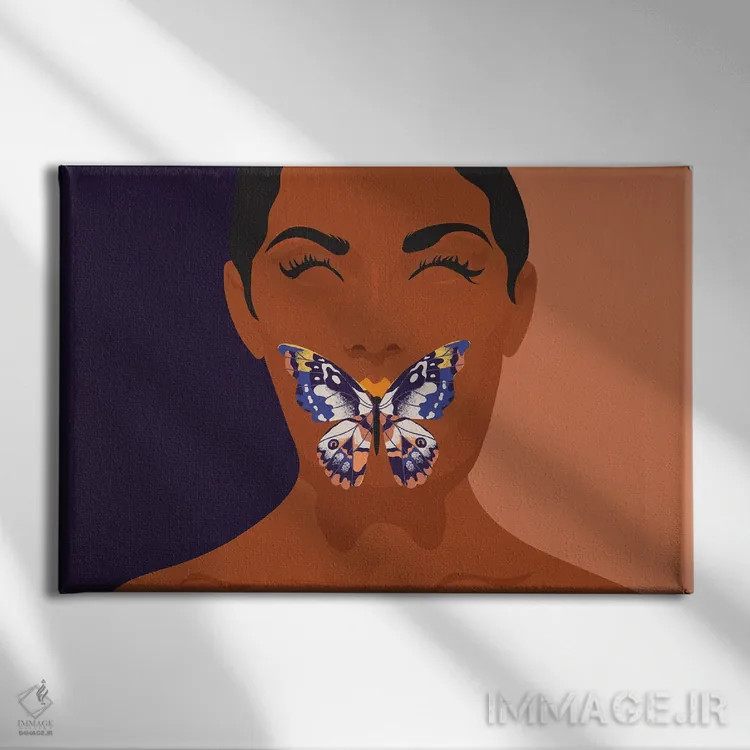 تابلو وقتی از زندگی سخن گفتم اثر برندی آدامز-پیفوس - نمای روبهرو روی دیوار