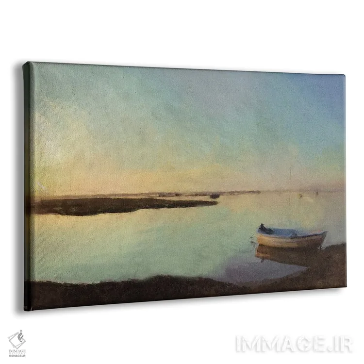 تابلو ساحل سنگریزهای اثر نوا بی - نمای پرسپکتیو محصول