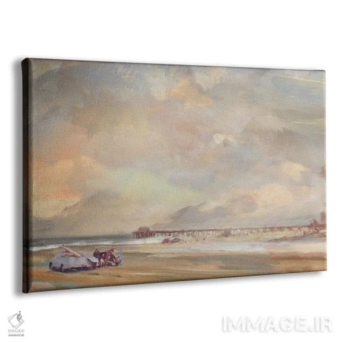 تابلو موج شمالی اثر نوا بی - نمای پرسپکتیو محصول