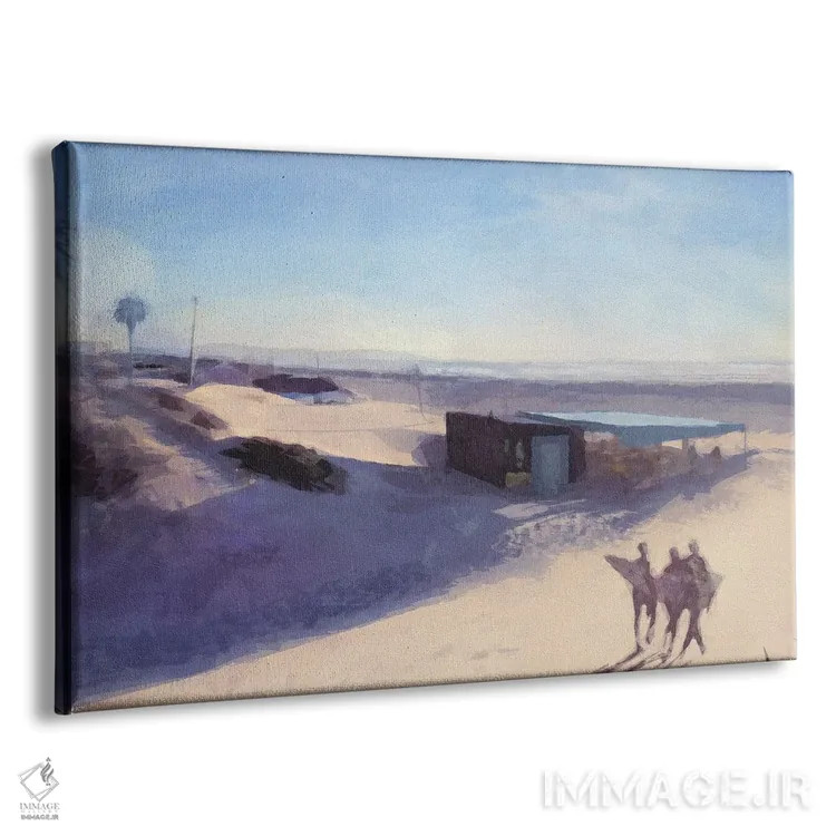 تابلو سه موجسوار اثر نوا بی - نمای پرسپکتیو محصول