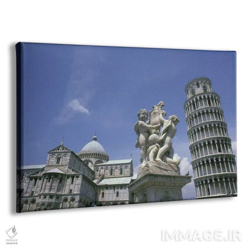 تابلو میدان دومو (میدان کلیسا)، پیزا، منطقه توسکانی، ایتالیا اثر بیل باخمن - نمای پرسپکتیو محصول