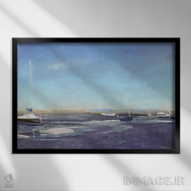 تابلو سَر شرقی (نام جغرافیایی) اثر نوا بی - نمای قابدار مشکی