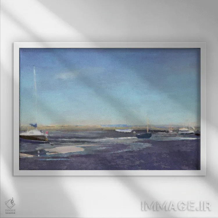 تابلو سَر شرقی (نام جغرافیایی) اثر نوا بی - نمای قابدار سفید