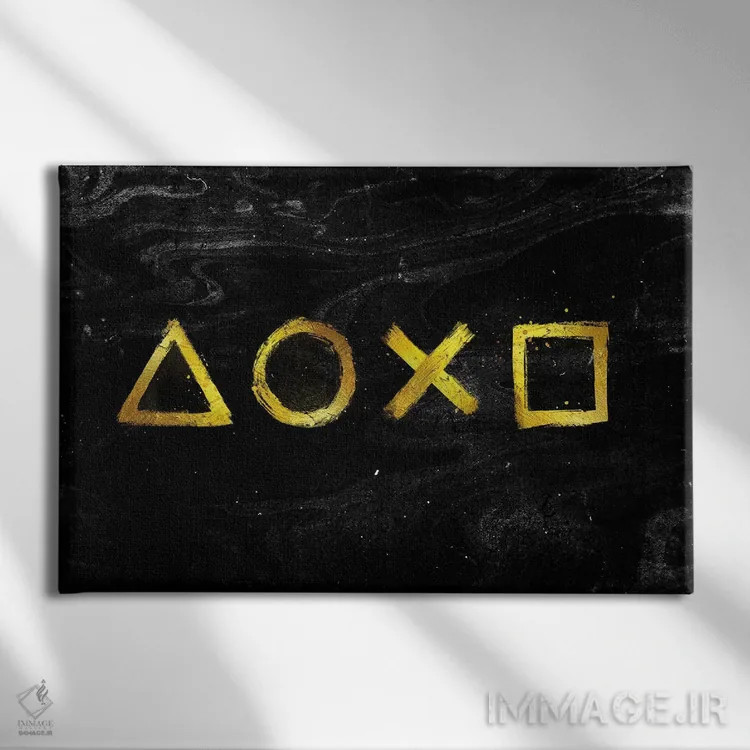 تابلو گیمر معاصر اثر برت بیگرز - نمای روبهرو روی دیوار