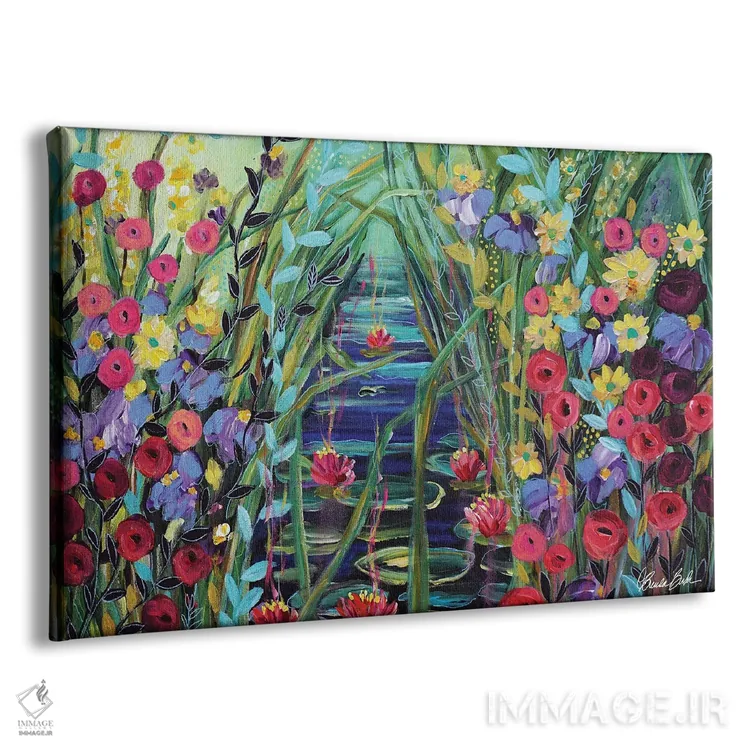 تابلو باغ جادویی اثر برندا بوش - نمای پرسپکتیو محصول