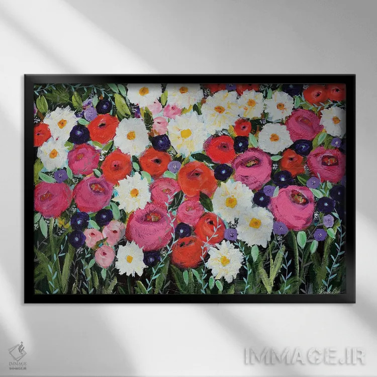 تابلو با هم بهتر اثر برندا بوش - نمای قابدار مشکی