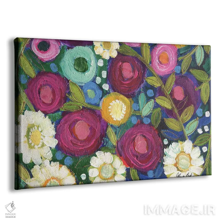 تابلو چراغهای باغ II اثر برندا بوش - نمای پرسپکتیو محصول