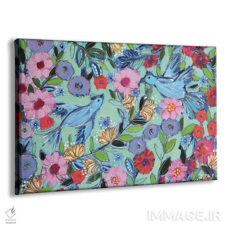 تابلو زندگی زیباست اثر برندا بوش - نمای پرسپکتیو محصول