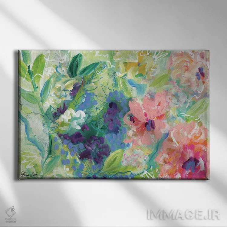 تابلو زمانی برای اندیشیدن اثر برندا بوش - نمای روبهرو روی دیوار