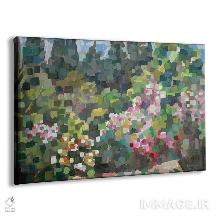 تابلو باغ گیاهشناسی در بهار اثر بروک بورچرباورگ - نمای پرسپکتیو محصول