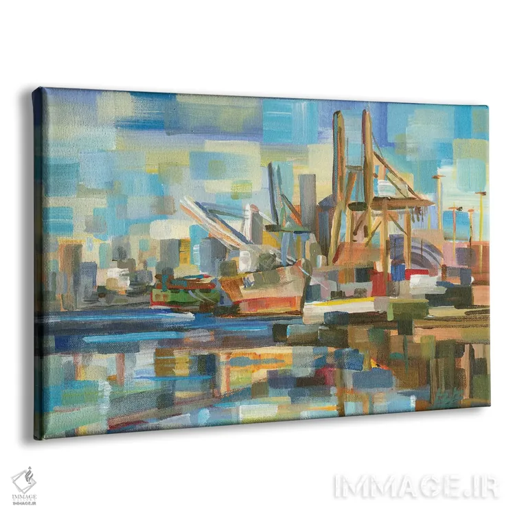 تابلو بندر سیاتل اثر بروک بورچرباورگ - نمای پرسپکتیو محصول