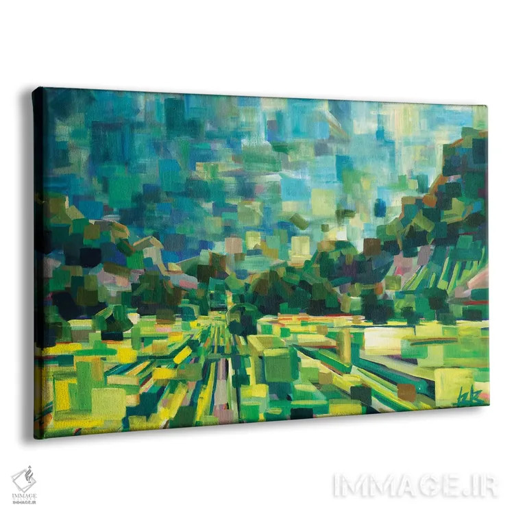 تابلو تابستان اثر بروک بورچرباورگ - نمای پرسپکتیو محصول