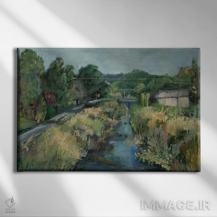 تابلو جوی خیابان پولک اثر بروک بورچرباورگ - نمای روبهرو روی دیوار