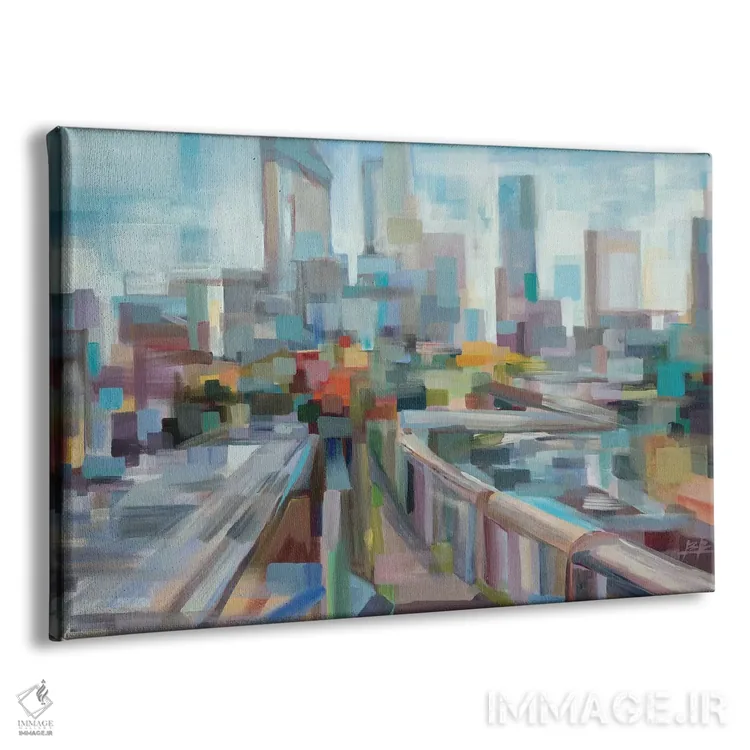 تابلو بعدازظهر بالای بزرگراه اثر بروک بورچرباورگ - نمای پرسپکتیو محصول