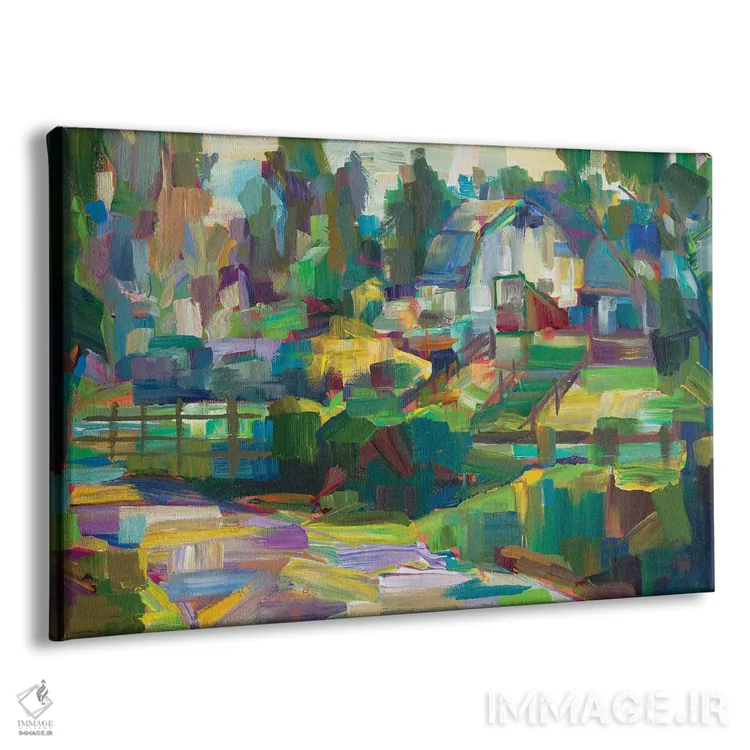 تابلو انبار سفید اثر بروک بورچرباورگ - نمای پرسپکتیو محصول