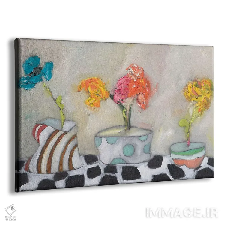 تابلو سه دوست اثر بردفورد برنر - نمای پرسپکتیو محصول