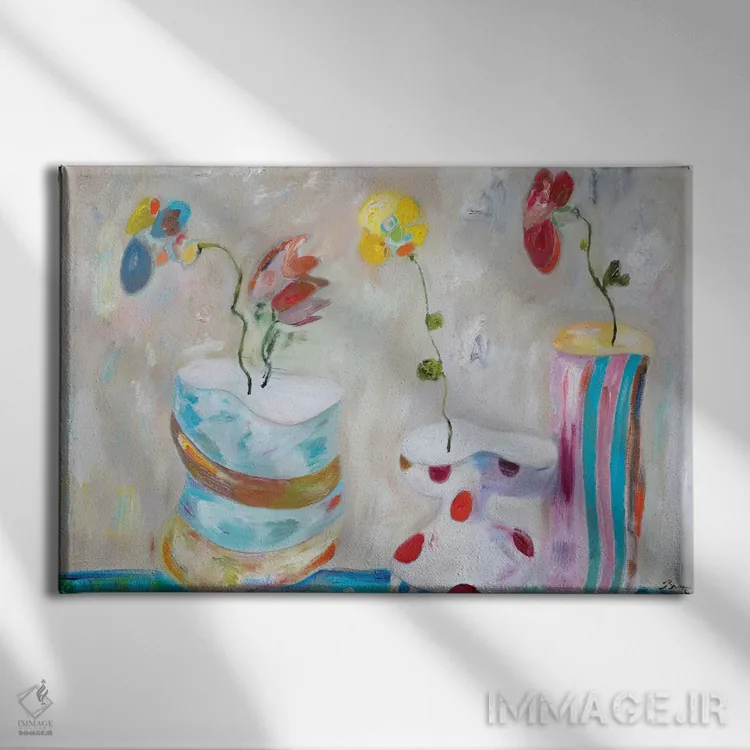 تابلو زمان بازی اثر بردفورد برنر - نمای روبهرو روی دیوار