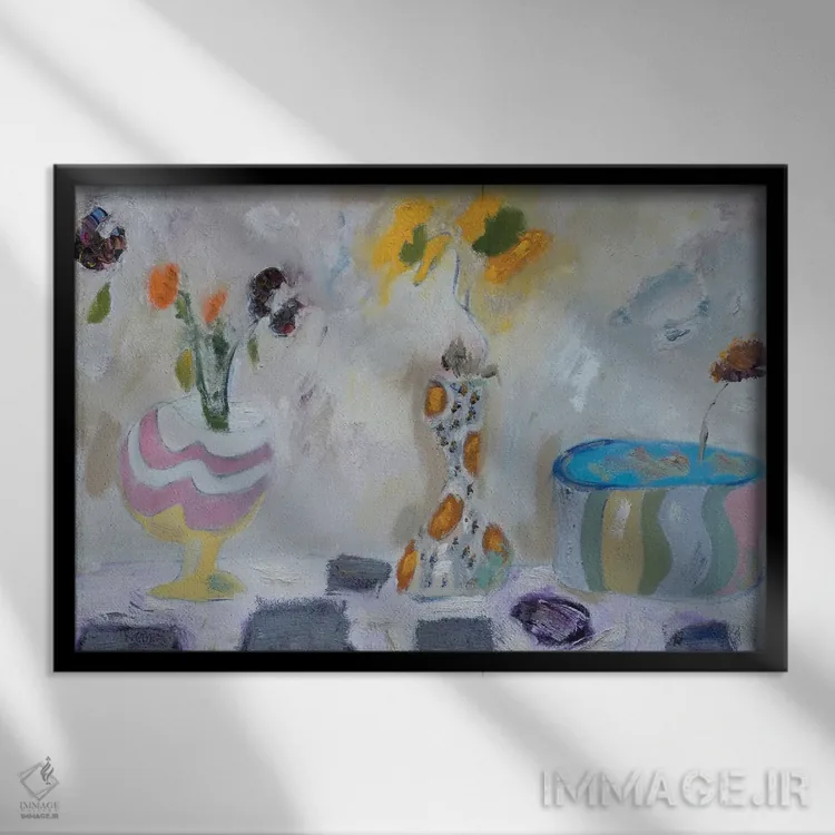 تابلو رهبر حلقه اثر بردفورد برنر - نمای قابدار مشکی