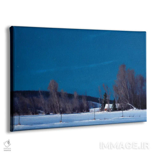 تابلو چراغهای شبانهٔ شهرستان بوفالو، ویسکانسین اثر بن بائر - نمای پرسپکتیو محصول