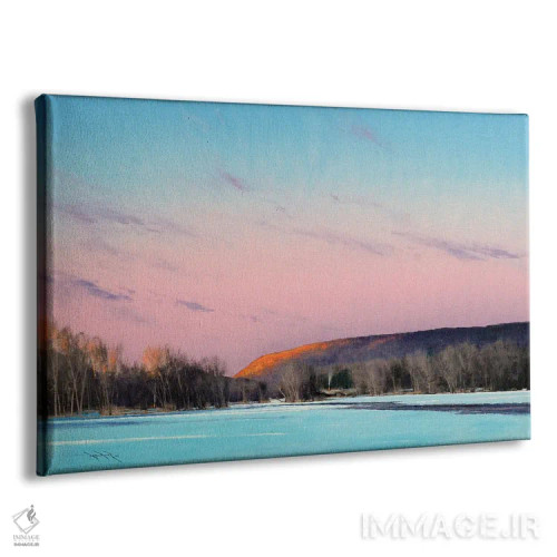 تابلو غروب و آتشهای روشن در سنت کروآ اثر بن بائر - نمای پرسپکتیو محصول