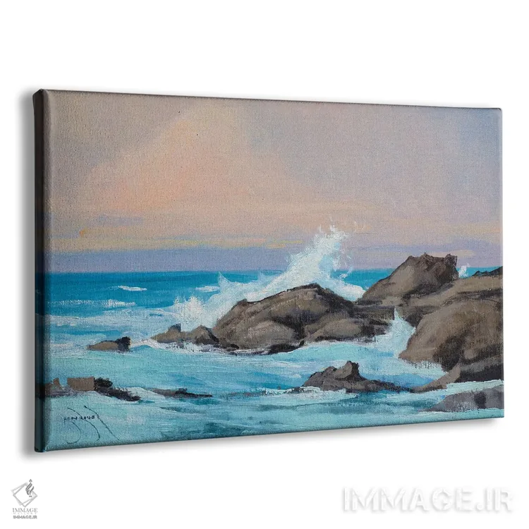 تابلو سنگها و آبهای فورت براگ اثر بن بائر - نمای پرسپکتیو محصول