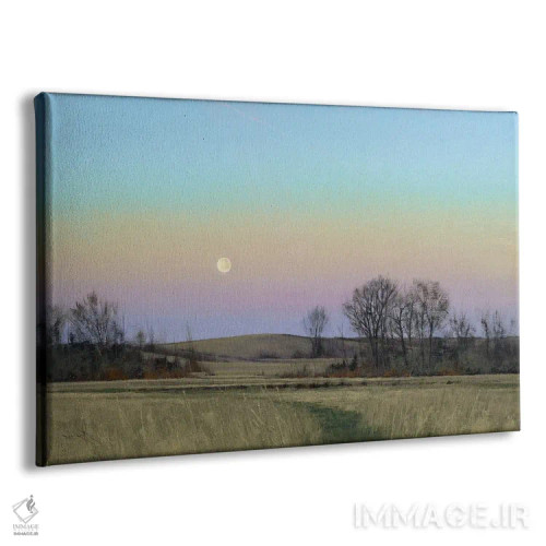 تابلو منطقه دریاچههای یخچالی مینهسوتا در غروب اثر بن بائر - نمای پرسپکتیو محصول