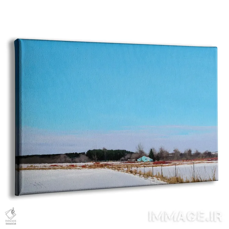 تابلو روز زمستانی بینقص اثر بن بائر - نمای پرسپکتیو محصول