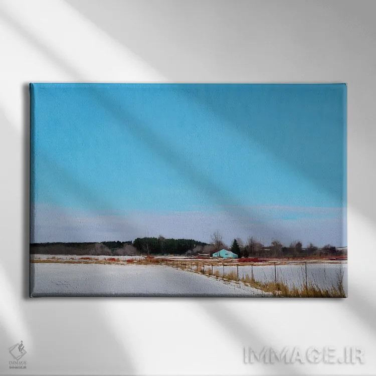 تابلو روز زمستانی بینقص اثر بن بائر - نمای روبهرو روی دیوار
