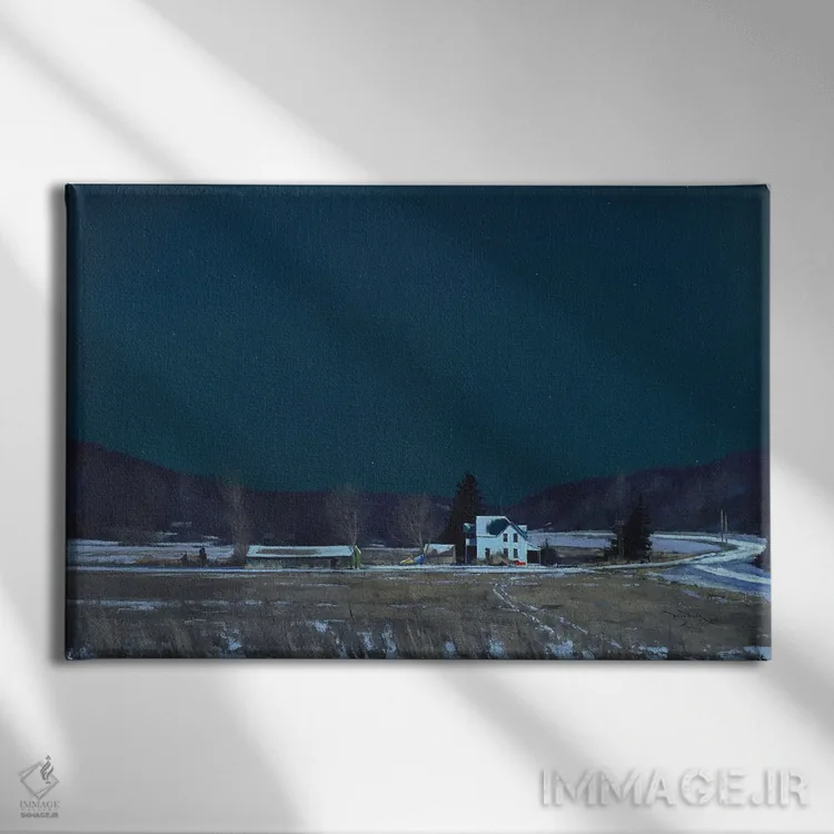 تابلو جنوب نپ در زیر نور ماه اثر بن بائر - نمای روبهرو روی دیوار