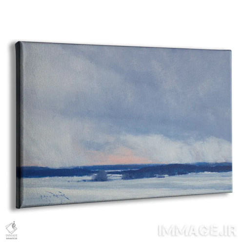 تابلو انفجار برف بر فراز شهرستان دان اثر بن بائر - نمای پرسپکتیو محصول