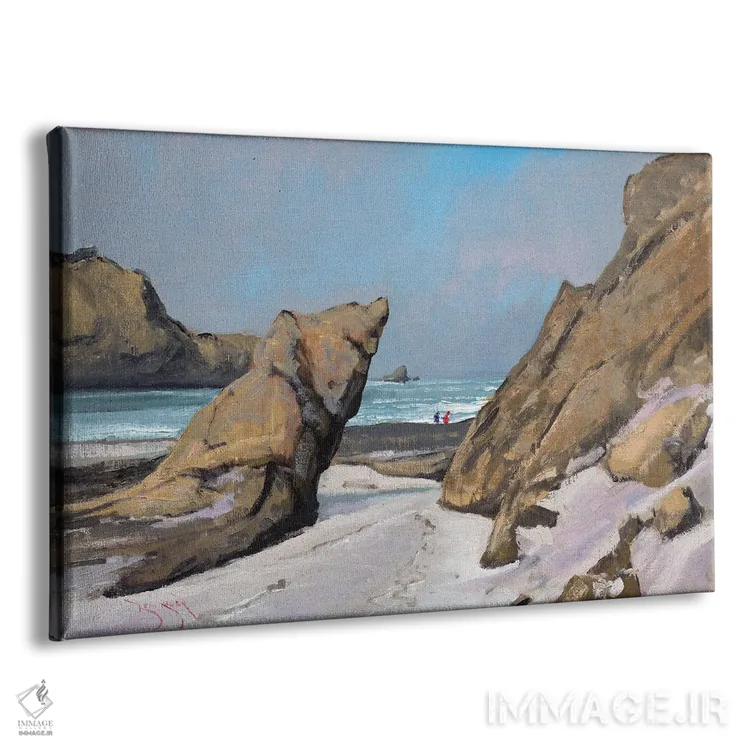 تابلو صبح در بیگ سور (کالیفرنیا) اثر بن بائر - نمای پرسپکتیو محصول