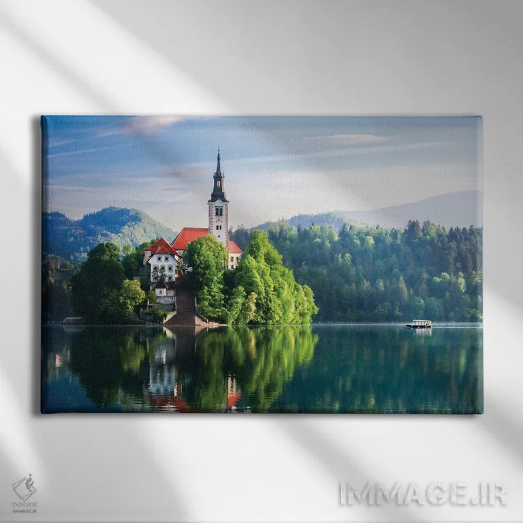 تابلو بازتابهای صبحگاهی اثر برایان بیلکه - نمای روبهرو روی دیوار