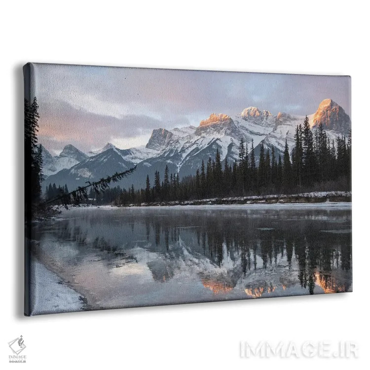 تابلو کوههای درخشان اثر برایان بیلکه - نمای پرسپکتیو محصول