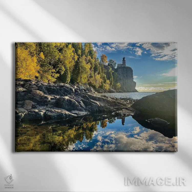 تابلو بازتاب اثر برایان بیلکه - نمای روبهرو روی دیوار