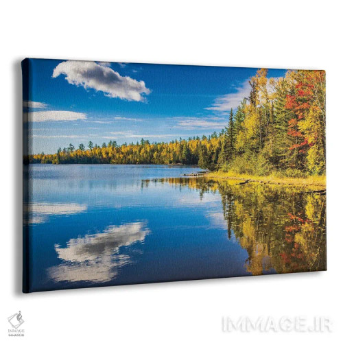 تابلو جایی که پاییز مکث میکند اثر برایان بیلکه - نمای پرسپکتیو محصول